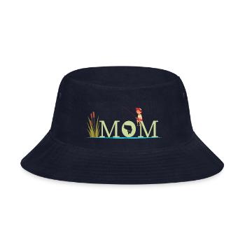 MOM art - Bucket Hat - navy - Front