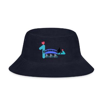 stages life - Bucket Hat - navy - Front