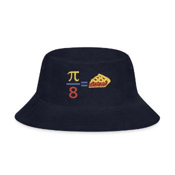 Slice of Pi - Bucket Hat - navy - Front