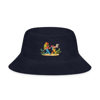 travelling 1 - Bucket Hat - navy - Front