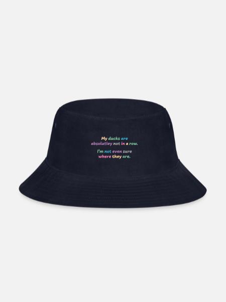 Ducks in a row - Bucket Hat - navy