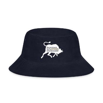 Chivalrous bull - Bucket Hat - navy - Front
