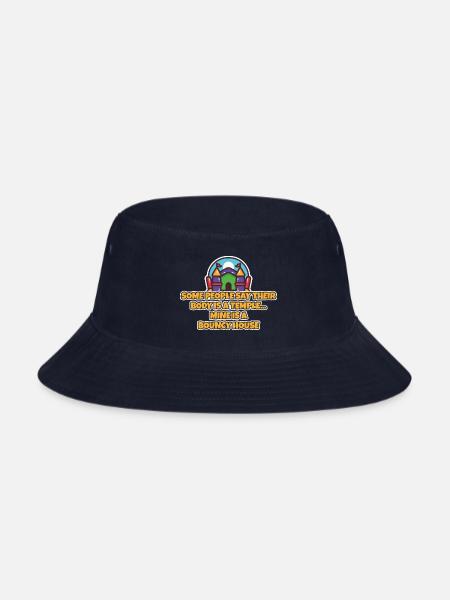 Bouncy House Body Tee - Bucket Hat - navy