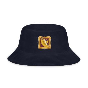 Retro Comic Style Banana Tee - Fun & Vintage Pop A - Bucket Hat - navy - Front