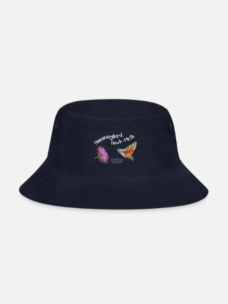 Hummingbird Hawk-Moth - Bucket Hat - navy