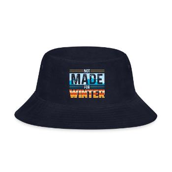 Not Made For Winter - Bucket Hat - navy - Front