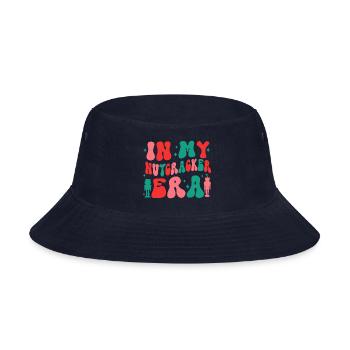 in my nutcracker era Christmas Xmas - Bucket Hat - navy - Front