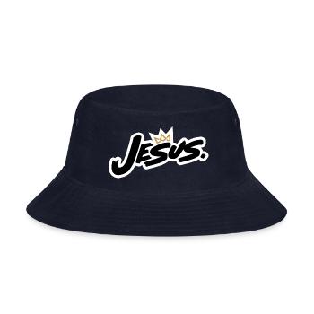 Jesus - Bucket Hat - navy - Front