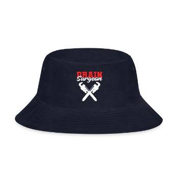 Drain Surgeon Diligent Worker Gift - Bucket Hat - navy - Front