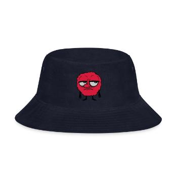 monster eyes roll cartoon - Bucket Hat - navy - Front