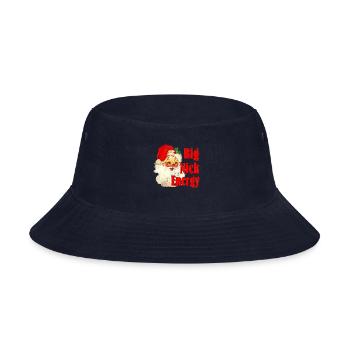 Big Nick Santa Energy Retro Santa Xmas Christmas - Bucket Hat - navy - Front