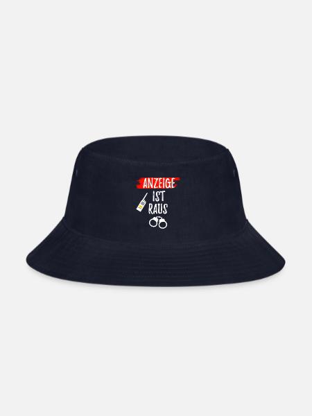 Anzeige Ist Raus Meme Gift Idea - Bucket Hat - navy