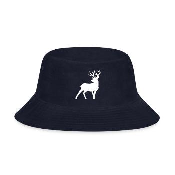 Christmas Deer - Bucket Hat - navy - Front