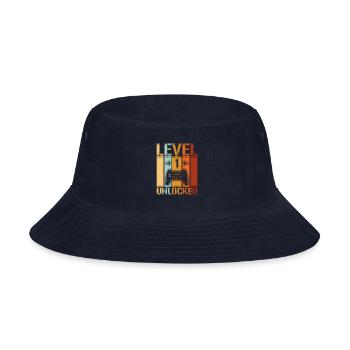 level 1 unlocked - Bucket Hat - navy - Front