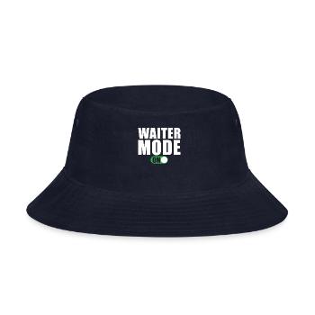 Waiter Mode on - Bucket Hat - navy - Front