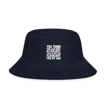 You Think You Can Hurt My Feelings - Bucket Hat - navy - Front