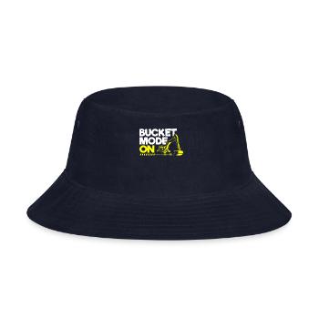 Excavator Operator, Dig out stuff - Bucket Hat - navy - Front