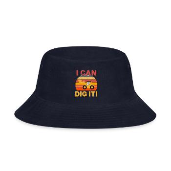I Can Dig It! - Bucket Hat - navy - Front