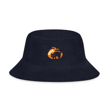 Cat Funny - Bucket Hat - navy - Front