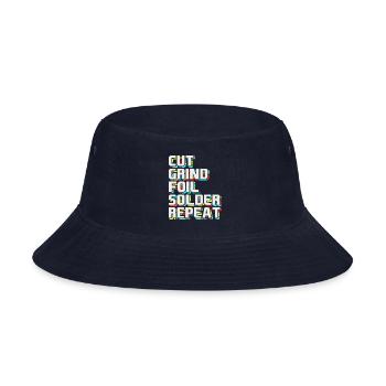 Glass Artist Crafting Glass Painters Art - Bucket Hat - navy - Front