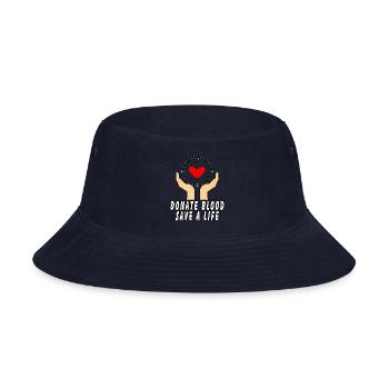 Be Cool Give Blood - Bucket Hat - navy - Front