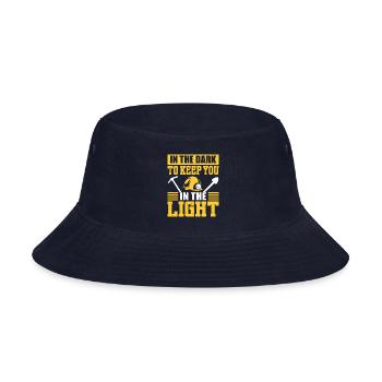 Coal Mining Mine Worker - Bucket Hat - navy - Front