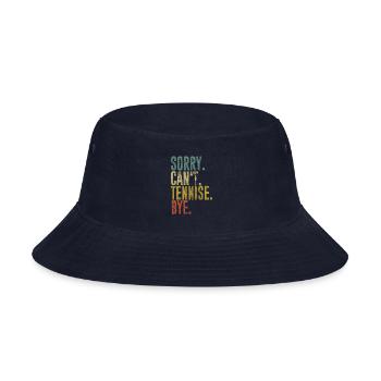 sory cant tennise bye - Bucket Hat - navy - Front