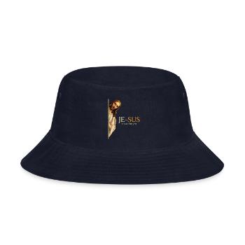Watchful Jesus - Bucket Hat - navy - Front