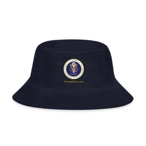 The Peoples Seal w gold url - Bucket Hat