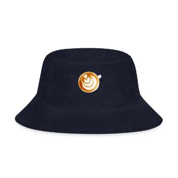 Latte Art - Bucket Hat - navy - Front