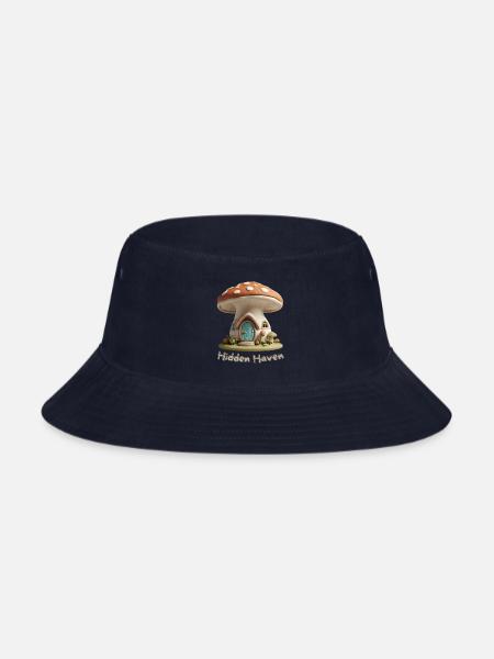 Hidden Haven - Bucket Hat - navy