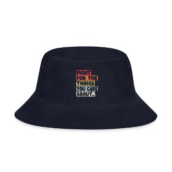 Notorious RBG Ruth Feminist T Shirt Retro Feminist - Bucket Hat - navy - Front