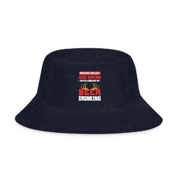 Chance of Beer Party-goer Gift - Bucket Hat - navy - Front