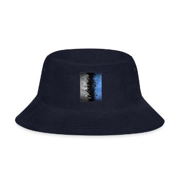 Abstract - Bucket Hat - navy - Front