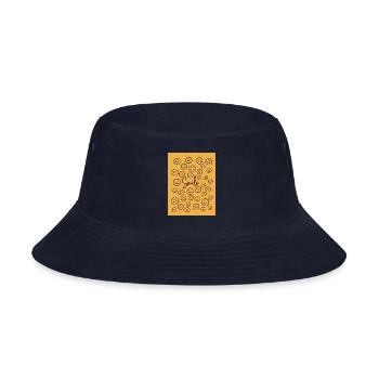 Smile - Bucket Hat - navy - Front