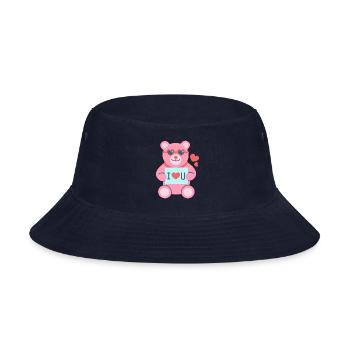 40 love teddy - Bucket Hat - navy - Front