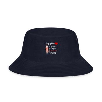 My Heart is on that Stage Nutcracker Mom - Bucket Hat - navy - Front