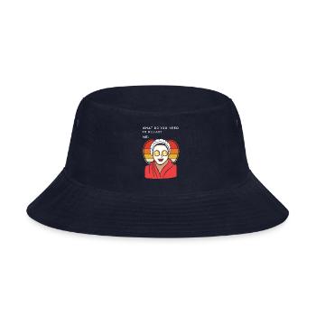 Money Meme Dollar B - Bucket Hat - navy - Front