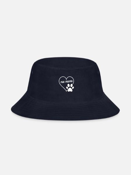 Fur Mama 1 - Bucket Hat - navy
