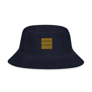 Colombian Pre Columbus Indigenous Quimbaya Based - Bucket Hat - navy - Front