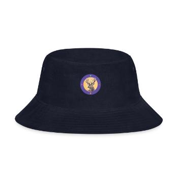 Deer Retro - Bucket Hat - navy - Front