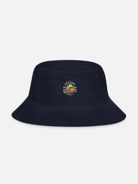 Hot Rod Garage Vintage - Bucket Hat - navy