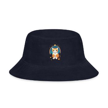 Kitty Cat - Bucket Hat - navy - Front