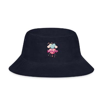 Sparkling Love - Bucket Hat - navy - Front