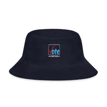 Vote It Matters 1 - Bucket Hat - navy - Front