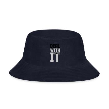 Meme Deal with it - Bucket Hat - navy - Front