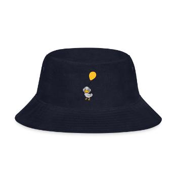 Balloon small cute duckling - Bucket Hat - navy - Front