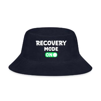 Recovery Mode On 1 1 - Bucket Hat - navy - Front