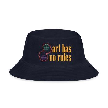 Art Has No Rules - Bucket Hat - navy - Front