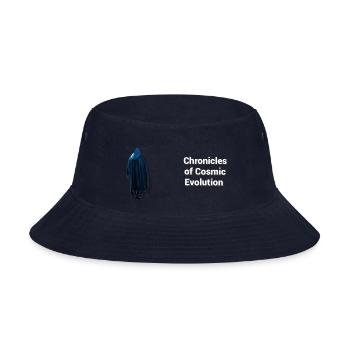 Alien Gaze: Blue Ominous Luminescence - Bucket Hat - navy - Front